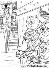 Pintar e Colorir Kung Fu Panda 2 - Desenho 029