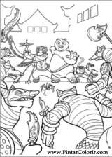 Pintar e Colorir Kung Fu Panda 2 - Desenho 031