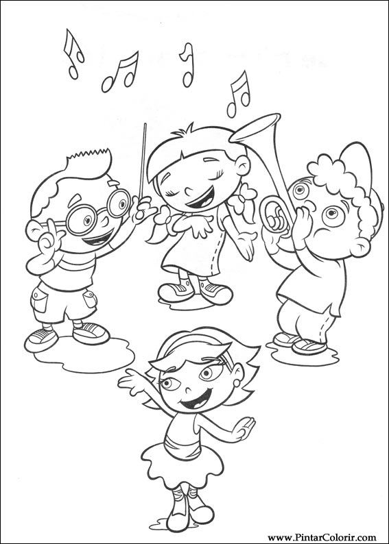 Pintar e Colorir Little Einsteins - Desenho 001