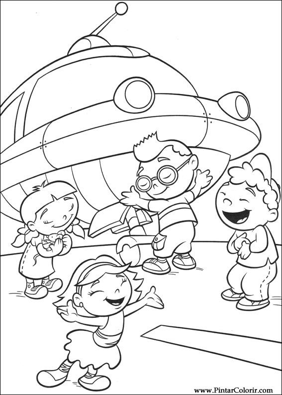 Pintar e Colorir Little Einsteins - Desenho 018