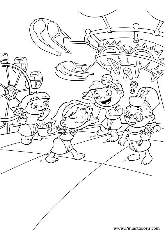 Pintar e Colorir Little Einsteins - Desenho 052