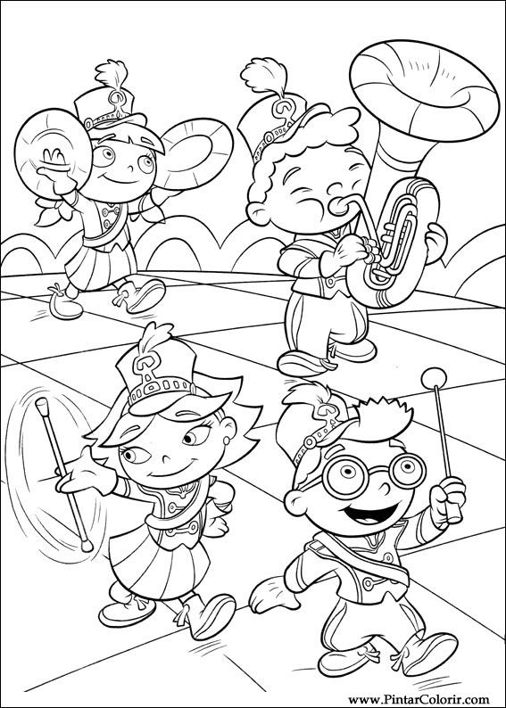 Pintar e Colorir Little Einsteins - Desenho 054