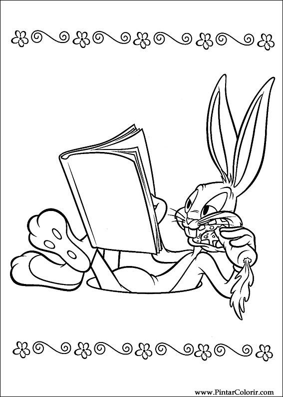 Pintar e Colorir Looney Tunes - Desenho 009