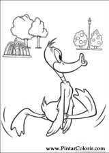 Pintar e Colorir Looney Tunes - Desenho 005