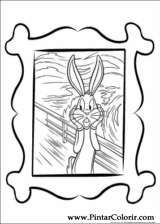 Pintar e Colorir Looney Tunes - Desenho 006