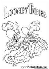Pintar e Colorir Looney Tunes - Desenho 010