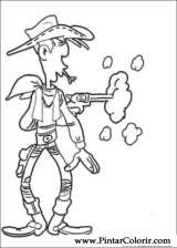 Pintar e Colorir Lucky Luke - Desenho 052