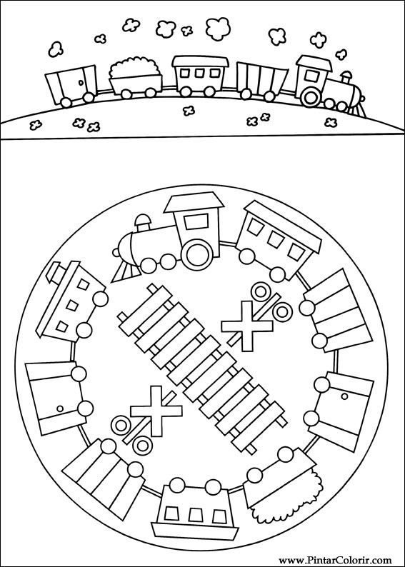 Pintar e Colorir Mandalas - Desenho 014