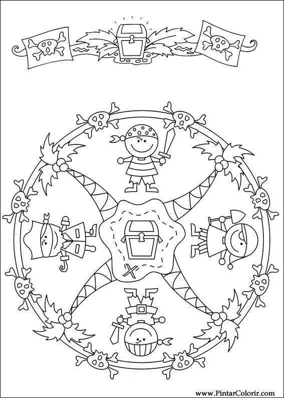 Pintar e Colorir Mandalas - Desenho 088