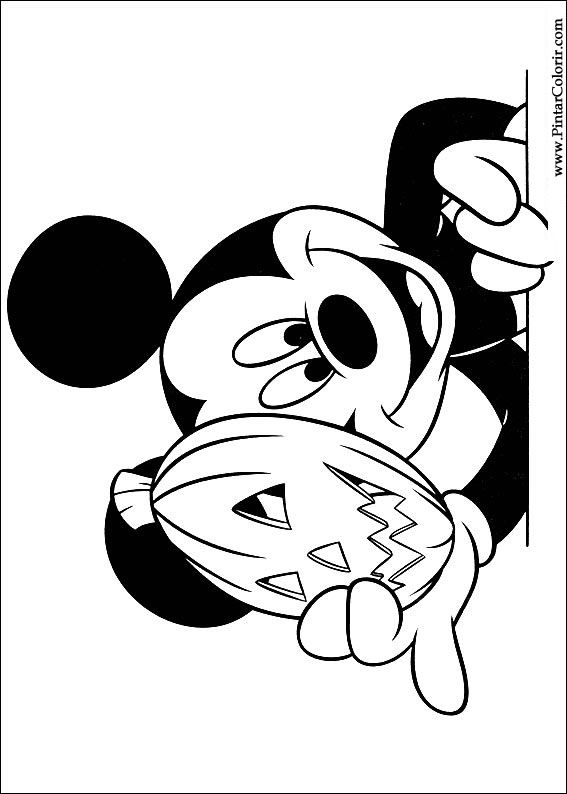 Pintar e Colorir Mickey - Desenho 045