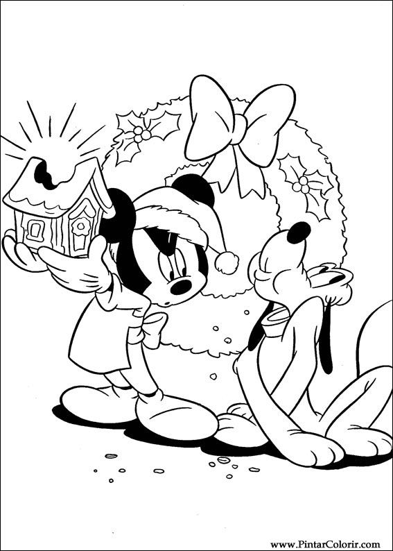 Pintar e Colorir Mickey - Desenho 090