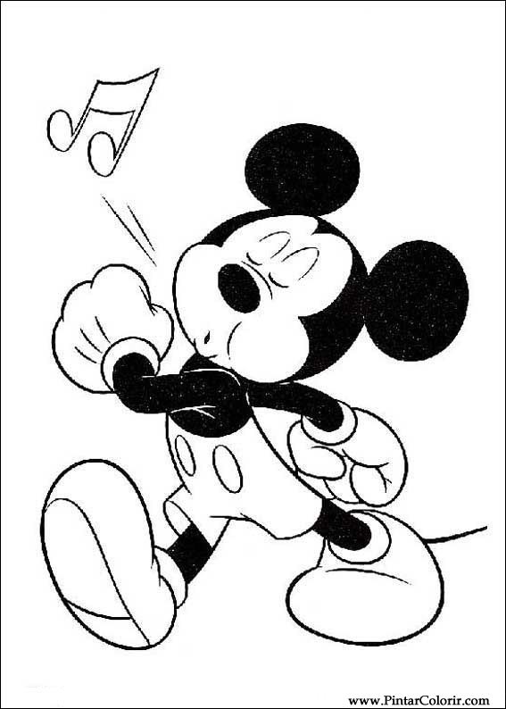 Pintar e Colorir Mickey - Desenho 101