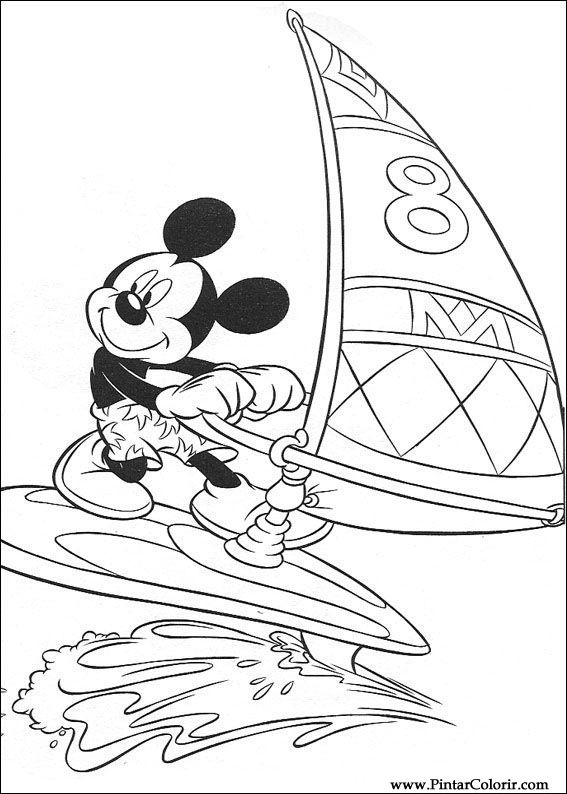 Pintar e Colorir Mickey - Desenho 103