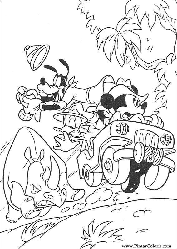 Pintar e Colorir Mickey - Desenho 108
