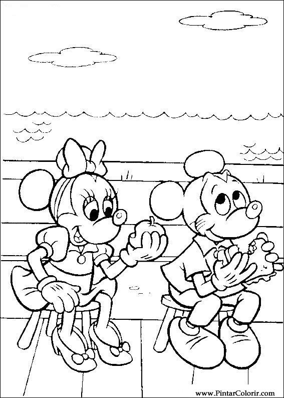Pintar e Colorir Mickey - Desenho 110