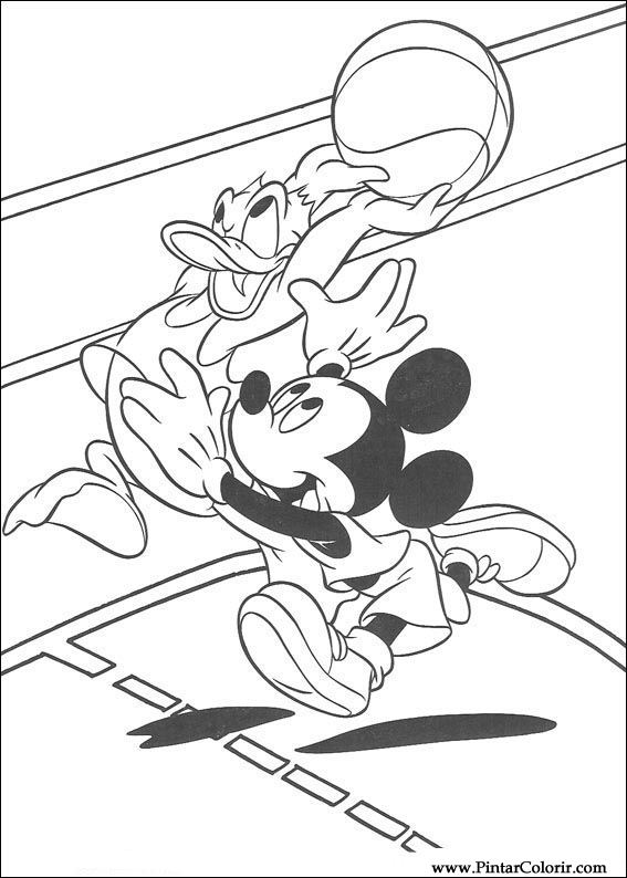 Pintar e Colorir Mickey - Desenho 114