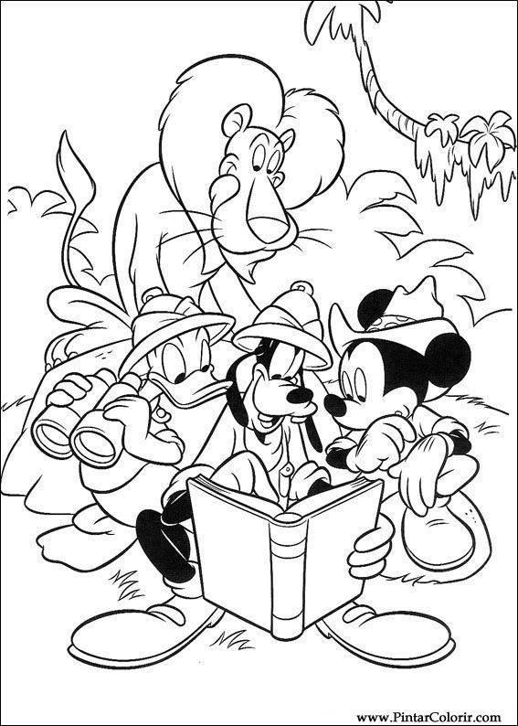 Pintar e Colorir Mickey - Desenho 116