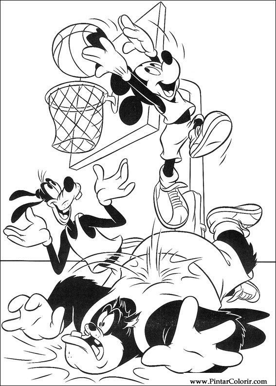 Pintar e Colorir Mickey - Desenho 120