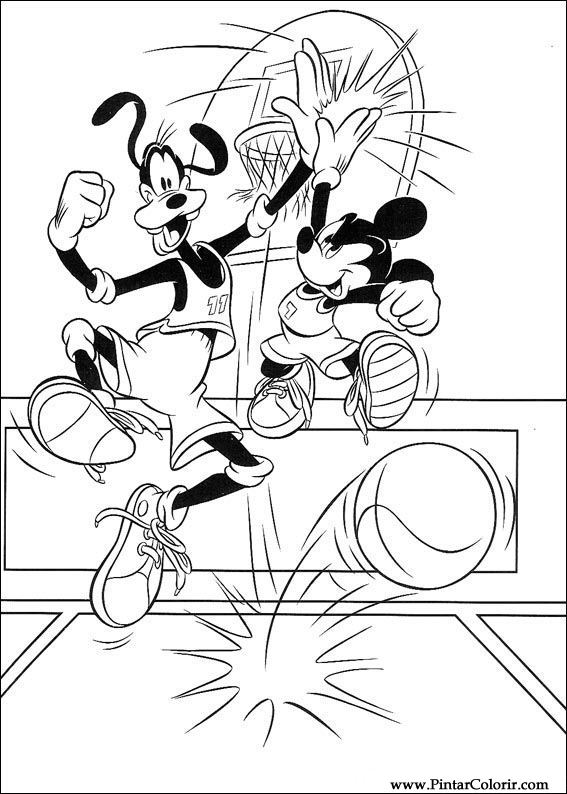Pintar e Colorir Mickey - Desenho 121