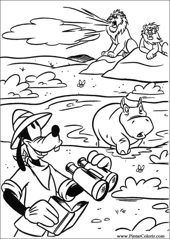 Pintar e Colorir Mickey - Desenho 135