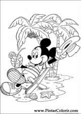 Pintar e Colorir Mickey - Desenho 003