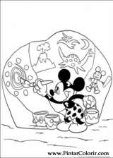 Pintar e Colorir Mickey - Desenho 015