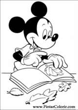 Pintar e Colorir Mickey - Desenho 024