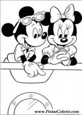 Pintar e Colorir Mickey - Desenho 025