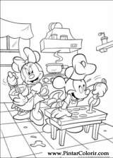 Pintar e Colorir Mickey - Desenho 030