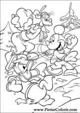 Pintar e Colorir Mickey - Desenho 036