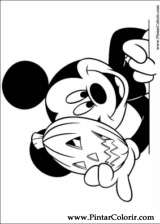 Pintar e Colorir Mickey - Desenho 045