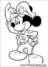 Pintar e Colorir Mickey - Desenho 050