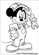 Pintar e Colorir Mickey - Desenho 051