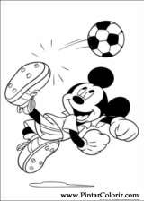 Pintar e Colorir Mickey - Desenho 052