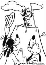 Pintar e Colorir Mickey - Desenho 056