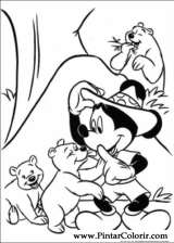 Pintar e Colorir Mickey - Desenho 059