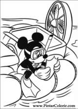 Pintar e Colorir Mickey - Desenho 073