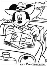 Pintar e Colorir Mickey - Desenho 074