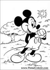 Pintar e Colorir Mickey - Desenho 077