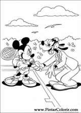 Pintar e Colorir Mickey - Desenho 088