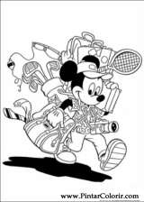 Pintar e Colorir Mickey - Desenho 092