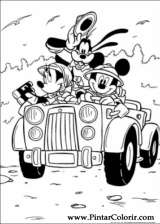 Pintar e Colorir Mickey - Desenho 094