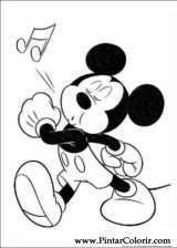 Pintar e Colorir Mickey - Desenho 101