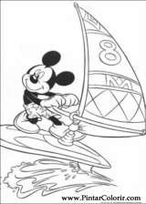 Pintar e Colorir Mickey - Desenho 103