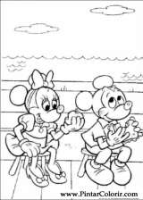 Pintar e Colorir Mickey - Desenho 110
