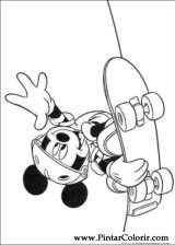 Pintar e Colorir Mickey - Desenho 122