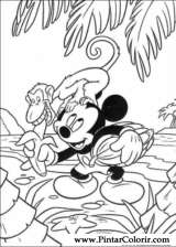Pintar e Colorir Mickey - Desenho 124