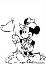 Pintar e Colorir Mickey - Desenho 129