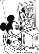 Pintar e Colorir Mickey - Desenho 130