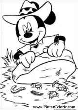Pintar e Colorir Mickey - Desenho 139